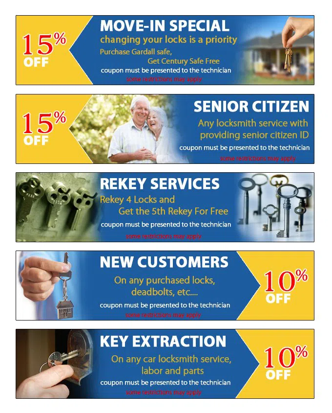 San Jose Locksmith Services, San Jose, CA 408-310-4415 - coupon23-set-five